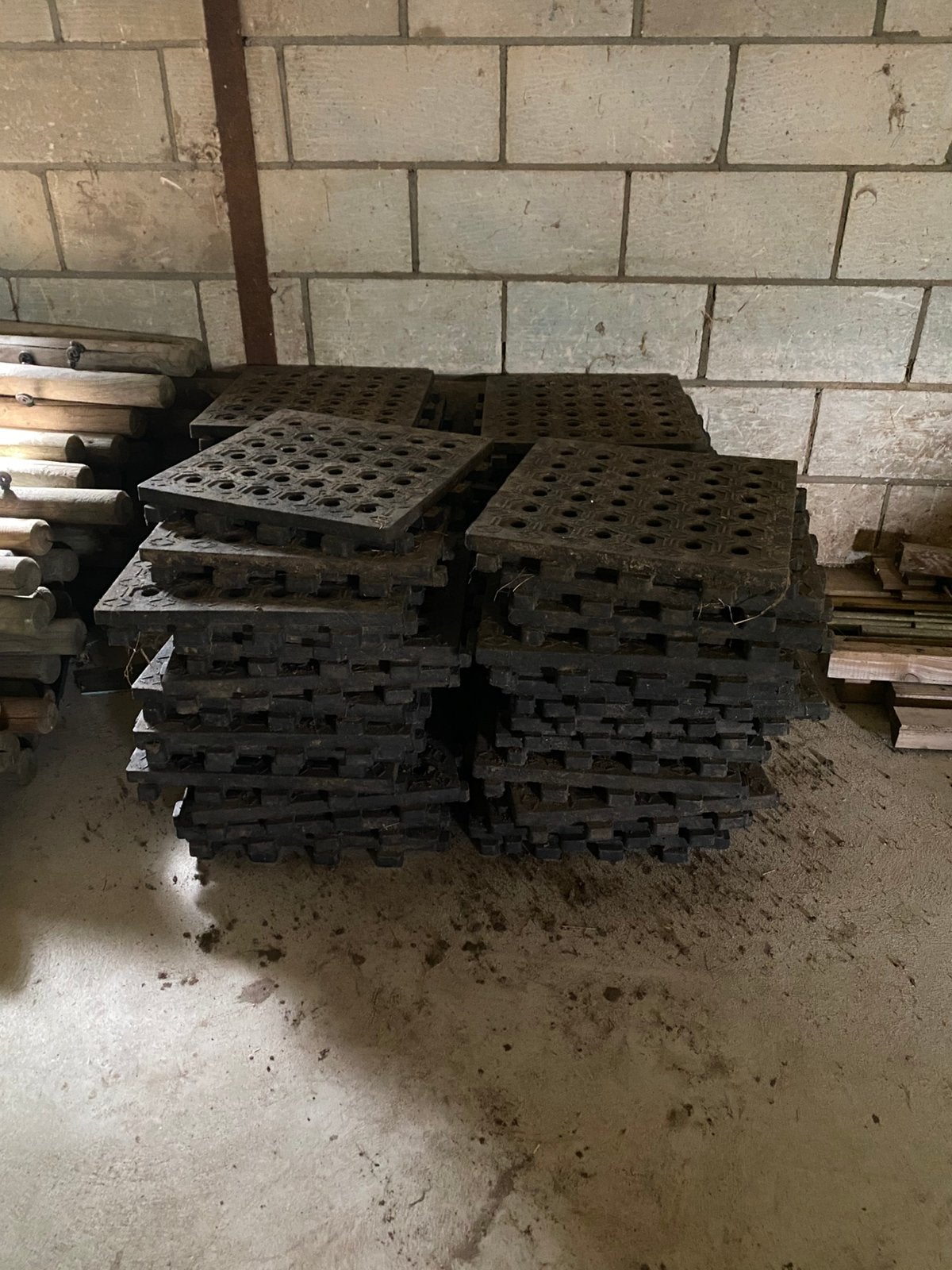 50 stuks, paddockplaten, mudcontrol, Dieren en Toebehoren, Stalling en Weidegang, Toebehoren, 2 of 3 paarden of pony's