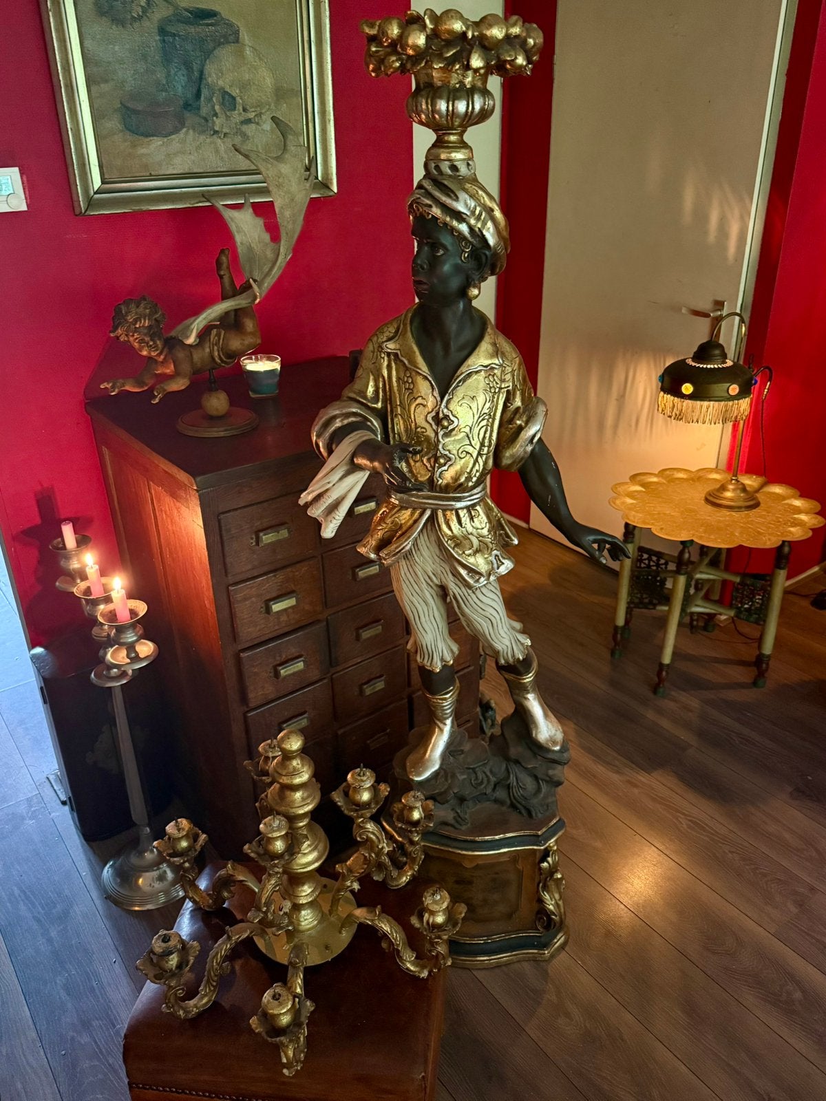 Blackamoor Moor Moriaan Kees Meiland, Ophalen