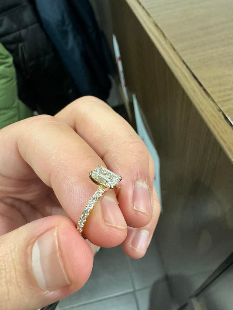 Diamanten Ring inclusief GIA certificaat, Ophalen of Verzenden