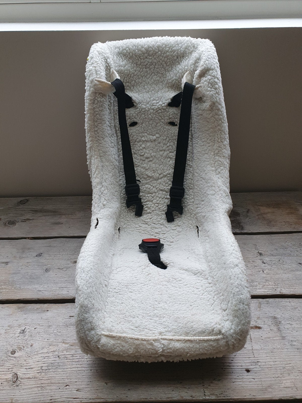 Babboe Babystoeltje voor bakfiets, Gebruikt, Overige methoden, Ophalen of Verzenden, 0 t/m 10 kg
