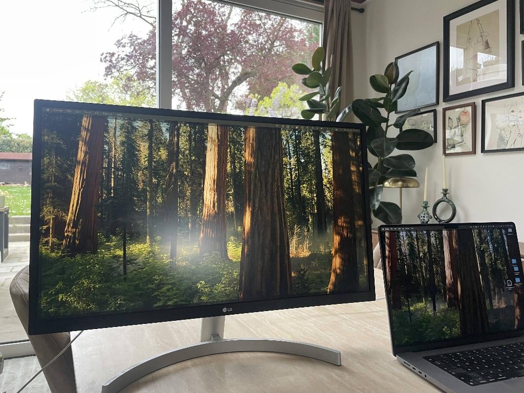 LG 27UL500 Monitor, Computers en Software, Monitoren, Ophalen, Kantelbaar, HDMI, LG