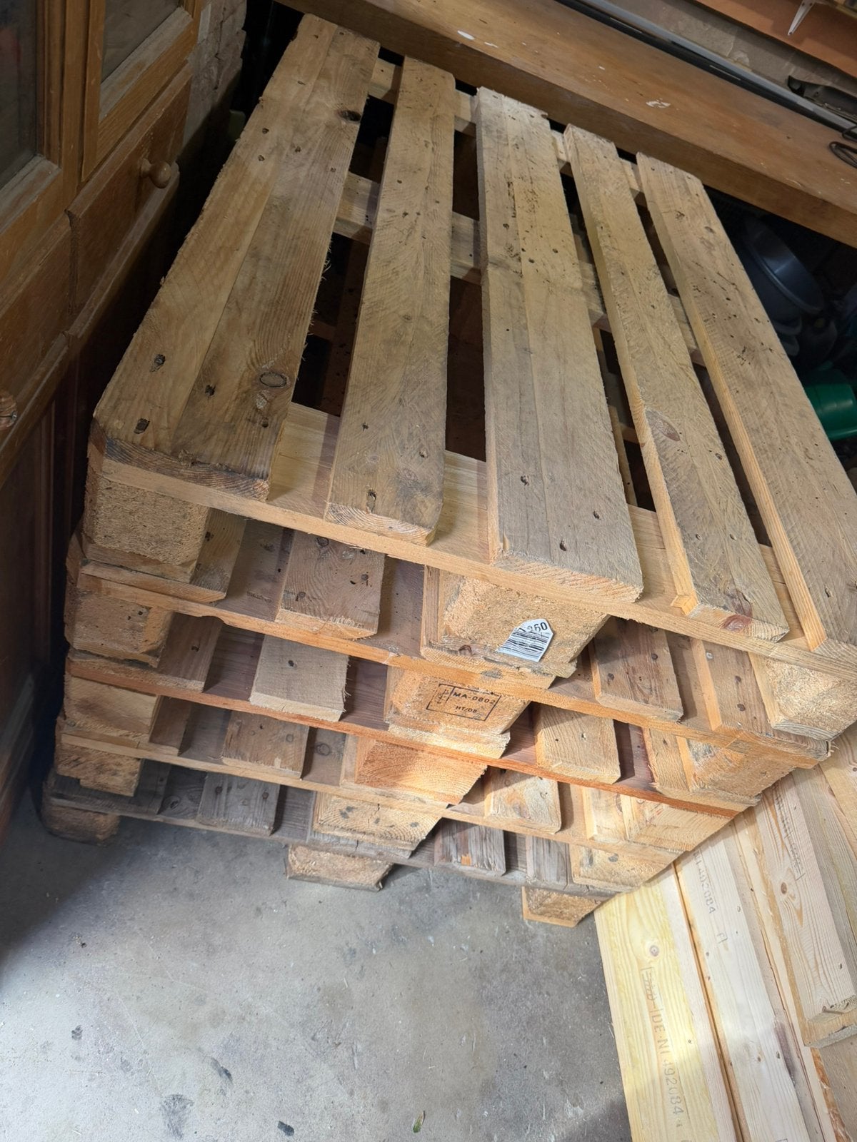 Euro Pallets 5x - Goede Staat ( 120x80 ), Ophalen, Zo goed als nieuw, Pallet, Minder dan 200 cm