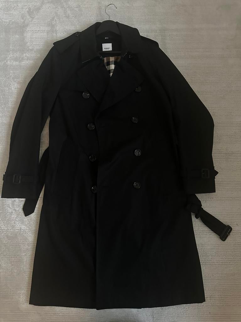 Mooie Burberry trenchcoat, Ophalen of Verzenden, Zo goed als nieuw, Maat 46 (S) of kleiner, Zwart