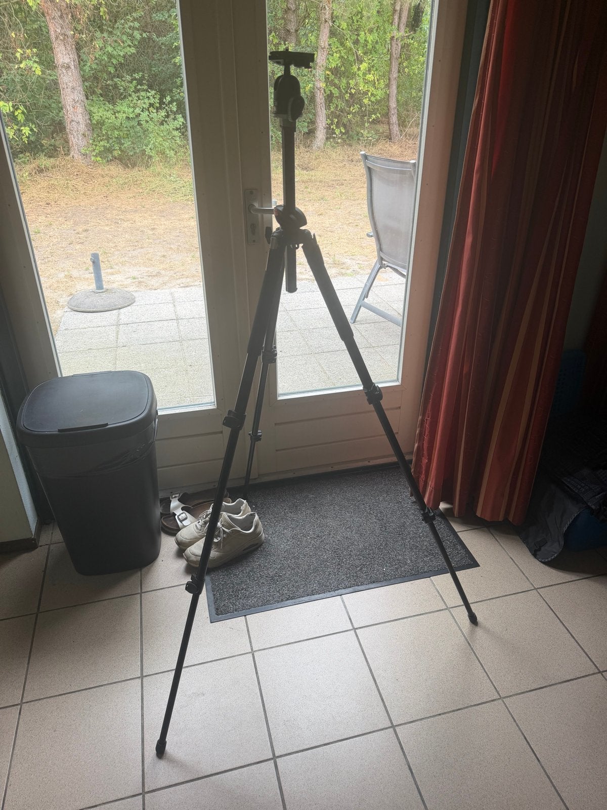 Manfrotto 190XPROB statief met 496RC2 balhoofd zgan!, Gebruikt, 150 tot 175 cm, Manfrotto, Met balhoofd