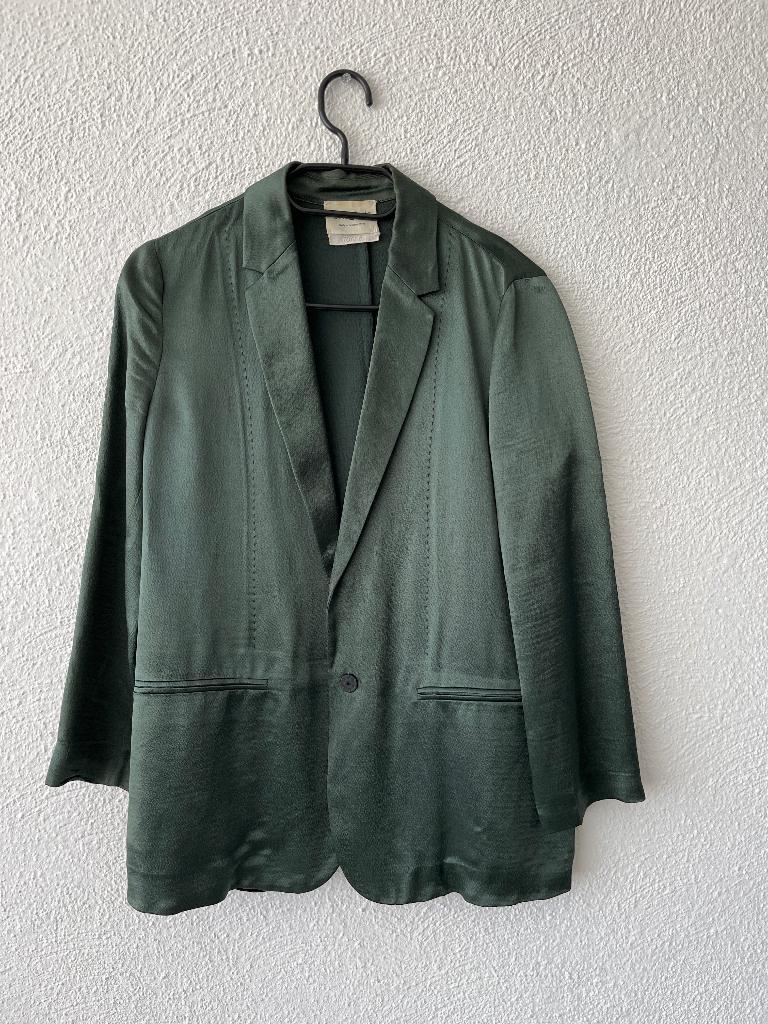 Forte Forte groene blazer jacket green viscose, Forte Forte, Verzenden, Zo goed als nieuw, Jasje
