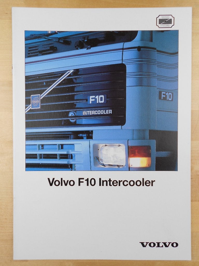 Volvo F10 Brochure 1989, Volvo, Zo goed als nieuw, Volvo, Ophalen of Verzenden