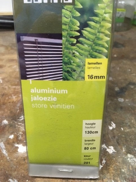 Aluminium jaloezie Nieuw in doos, Jaloezie, Metaal, Karwei, Nieuw