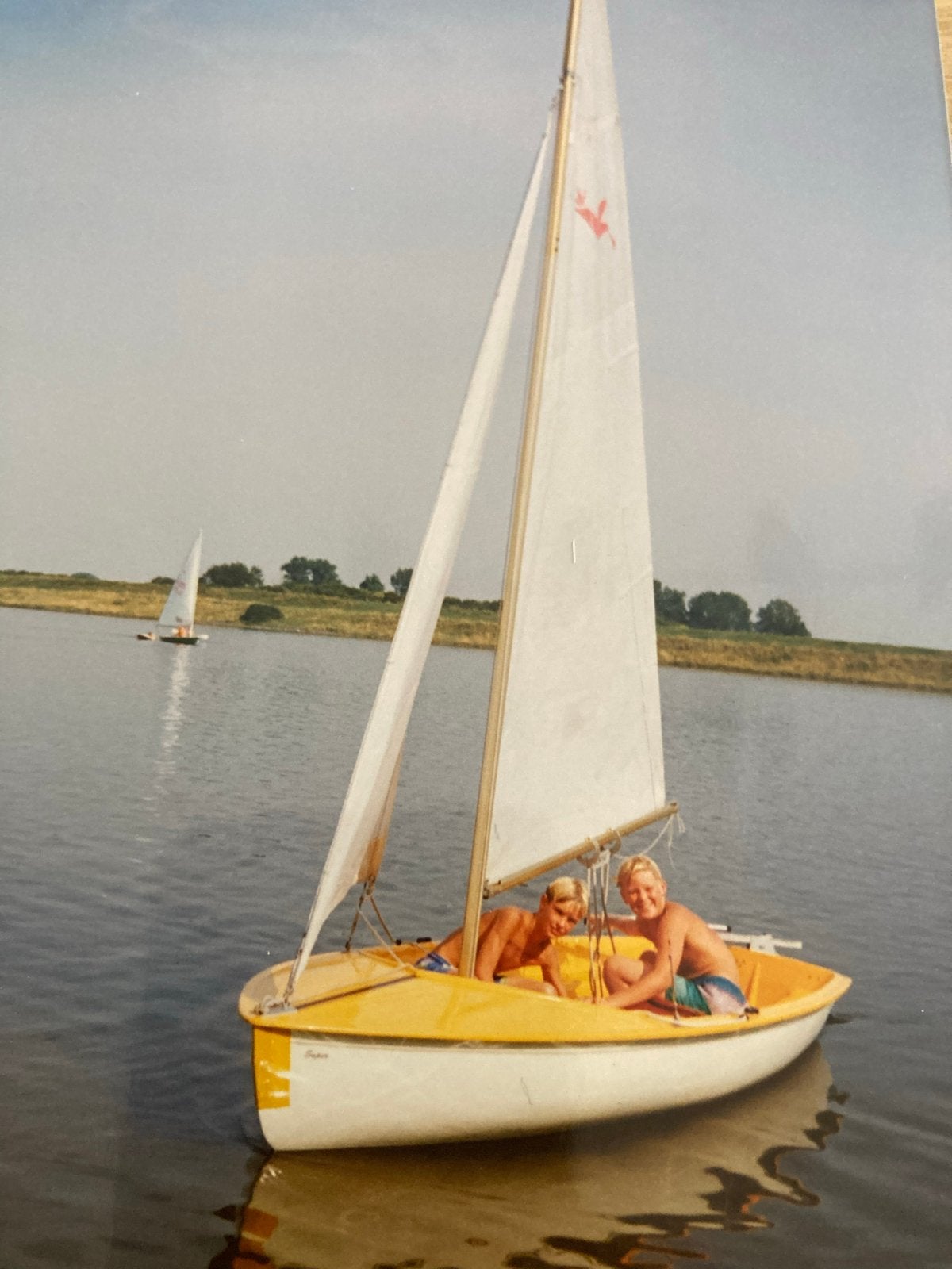 zeilboot met trailer - Ideaal voor beginners, Ophalen, Gebruikt, 4 m, Inclusief trailer