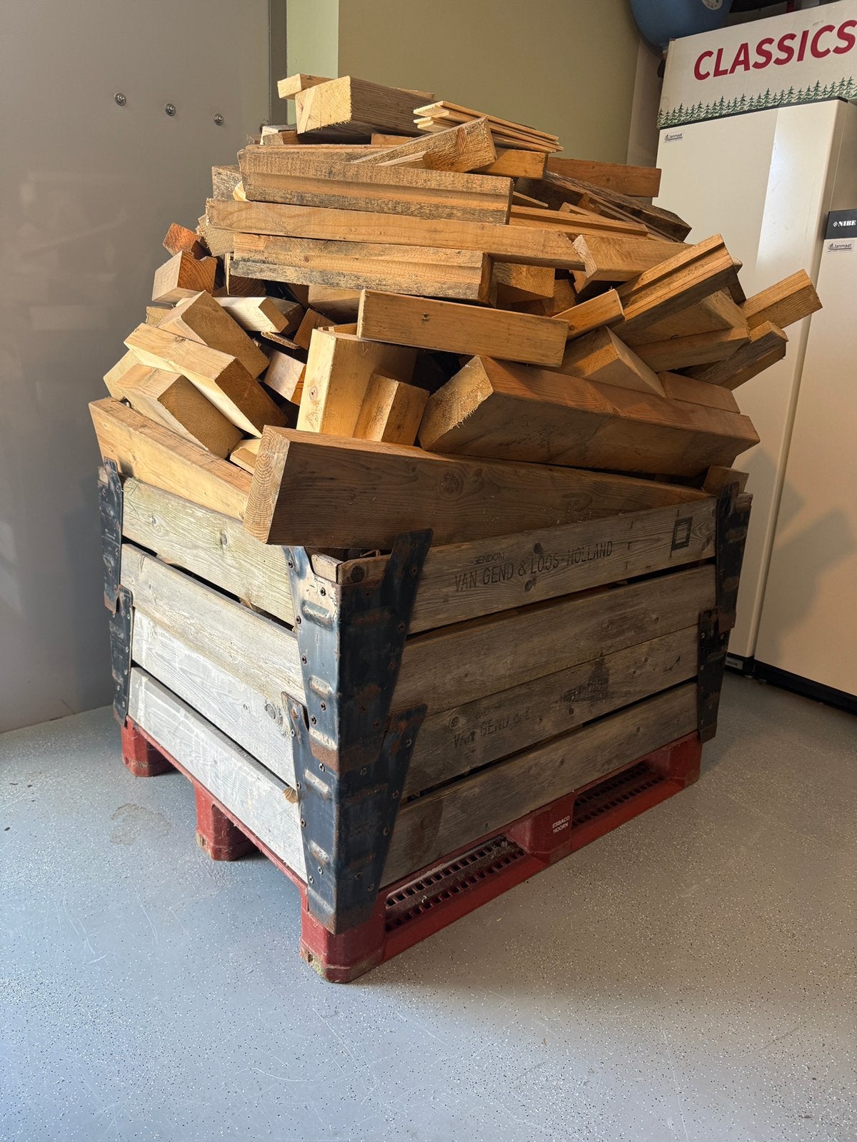 1,5 kuub hout, Minder dan 3 m³, Ophalen