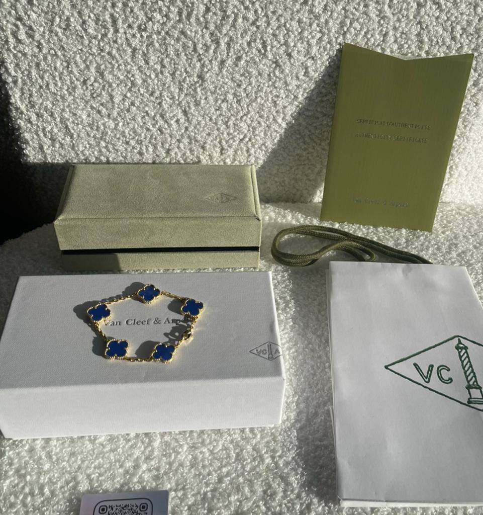Van Cleef & Arpels Bracelet - Alhambra, Sieraden, Tassen en Uiterlijk, Armbanden, Ophalen of Verzenden, Zo goed als nieuw, Goud
