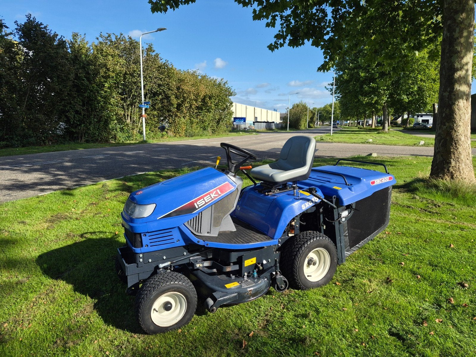 Iseki SXG 15 diesel opvang, Ophalen, Gebruikt, Elektrische starter, Iseki