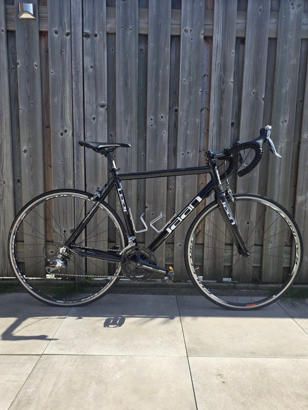 Zwarte racefiets Aluminium met carbon, Gebruikt, Aluminium, Overige maten, Meer dan 20 versnellingen
