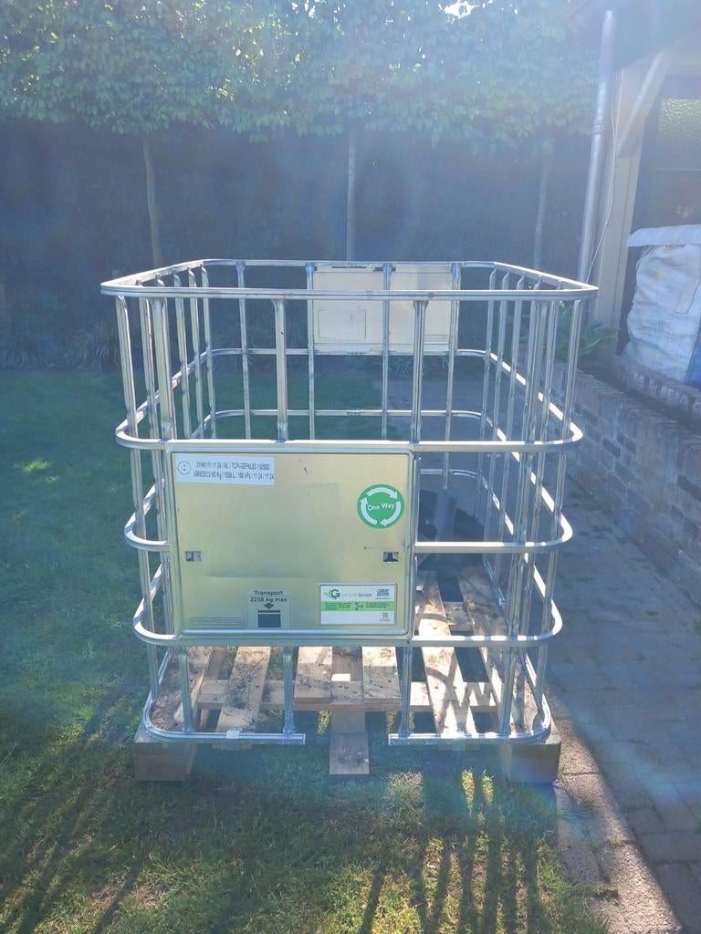 IBC krat, Ophalen, 100 cm of meer, 60 cm of meer, 50 cm of meer