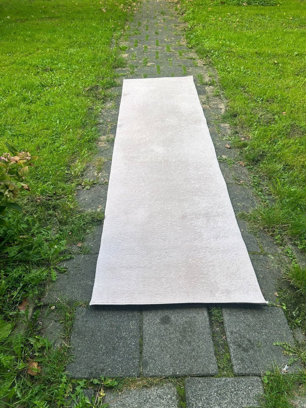 tapijt beige/wit 80x300cm, Ophalen, Beige, Rechthoekig, 200 cm of meer