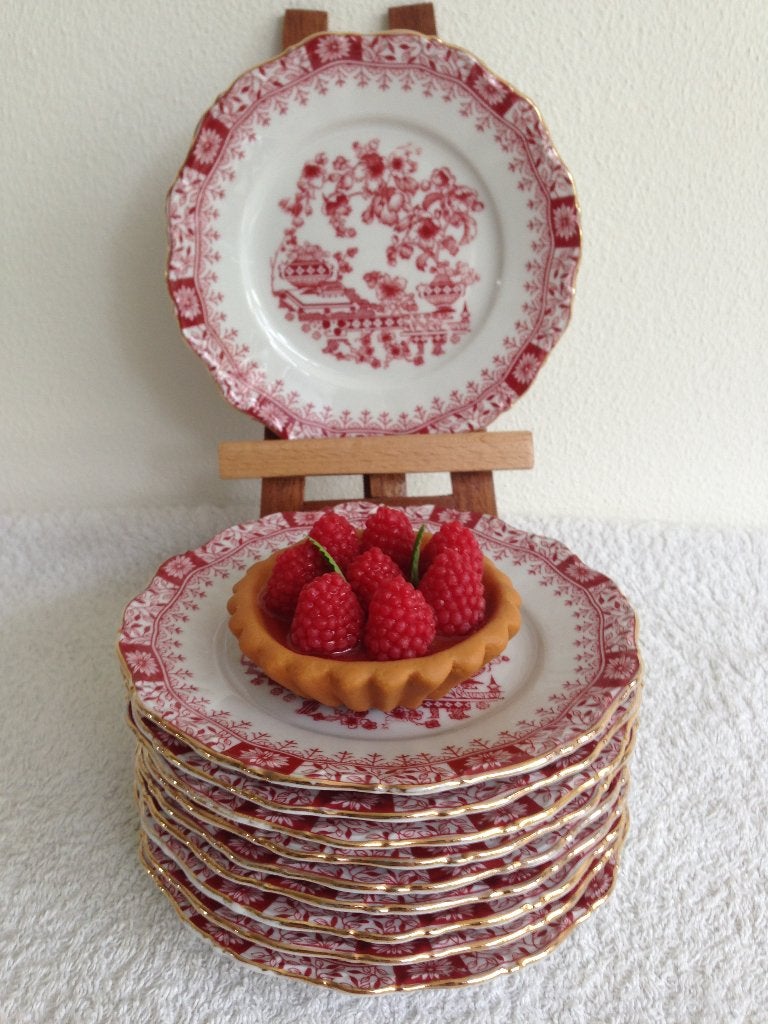 🌹10 Vintage Seltmann Weiden Bavaria GEBAKSBORDJES., Ophalen of Verzenden
