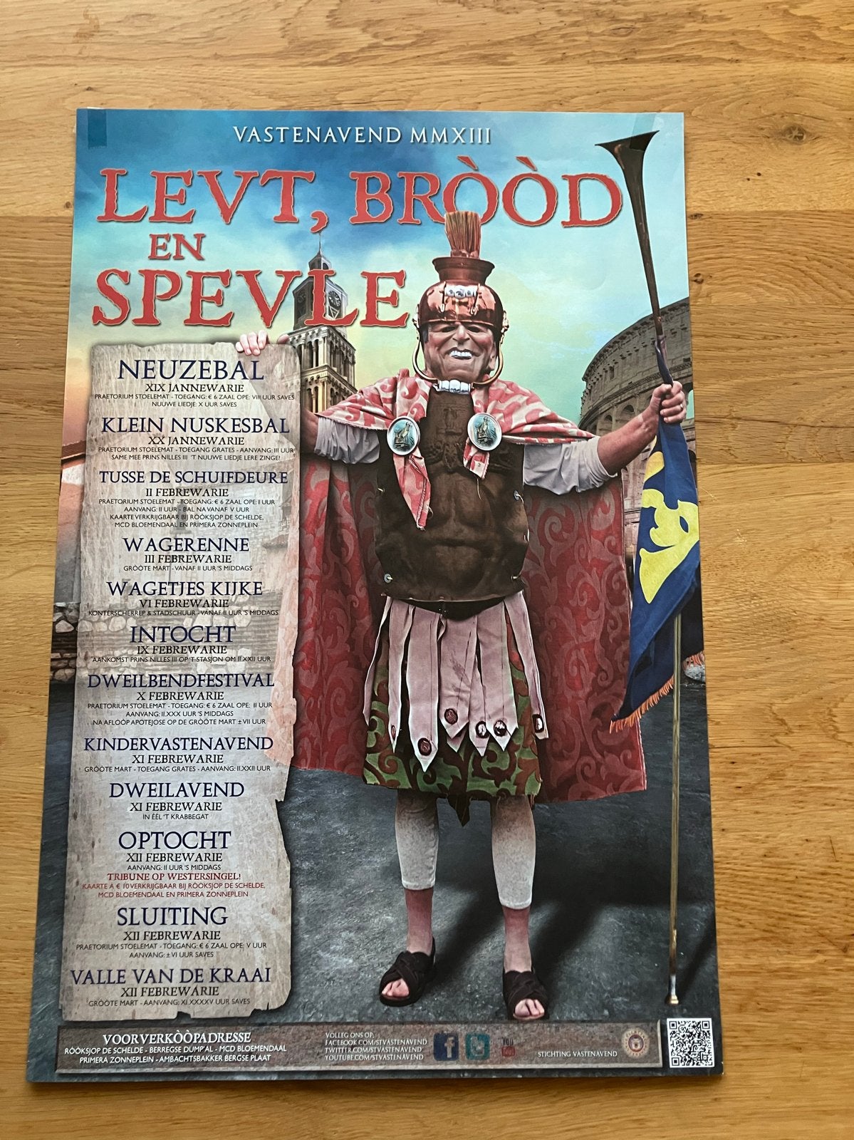Vastenavend MMXIII: Levt, Brood en Spevle Magazine, Ophalen, Zo goed als nieuw, A1 t/m A3, Muziek