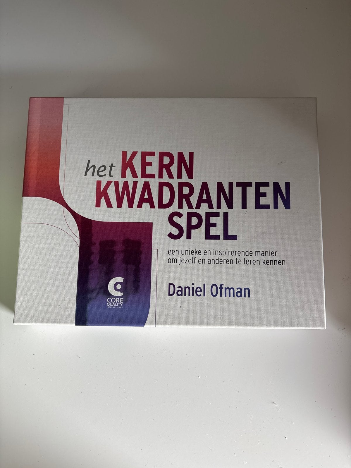 Het Kernkwadranten Spel - Daniel Ofman, Hobby en Vrije tijd, Gezelschapsspellen | Bordspellen, Drie of vier spelers, Ophalen, Zo goed als nieuw