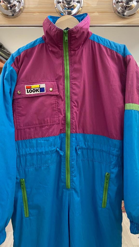 Superfout vintage skipak, Kleding | Dames, Wintersportkleding, Zo goed als nieuw, Pak, Maat 34 (XS) of kleiner, Ophalen of Verzenden