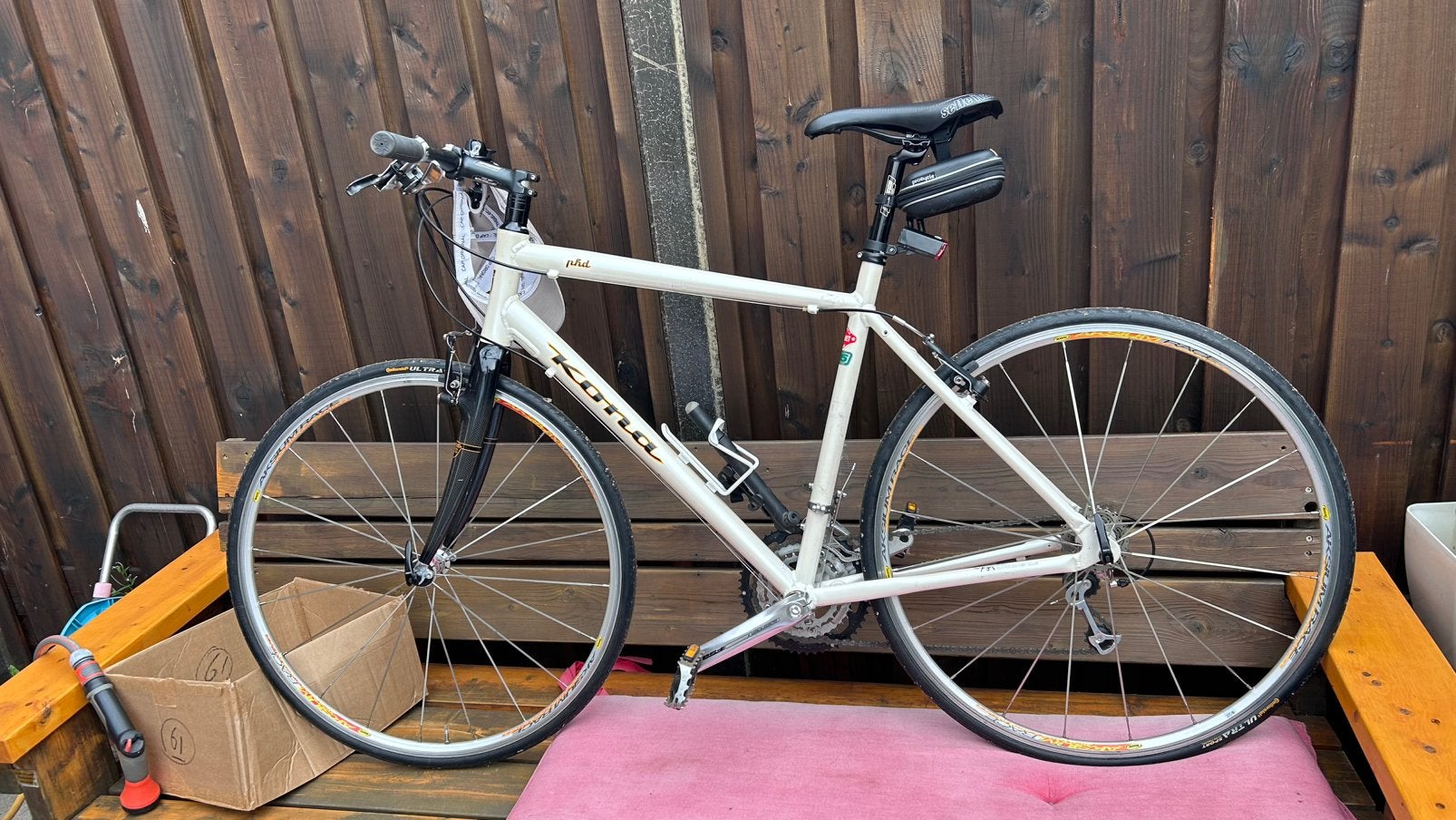 Kona racefiets met recht stuur, Ophalen, Zo goed als nieuw, Meer dan 20 versnellingen, Overige merken