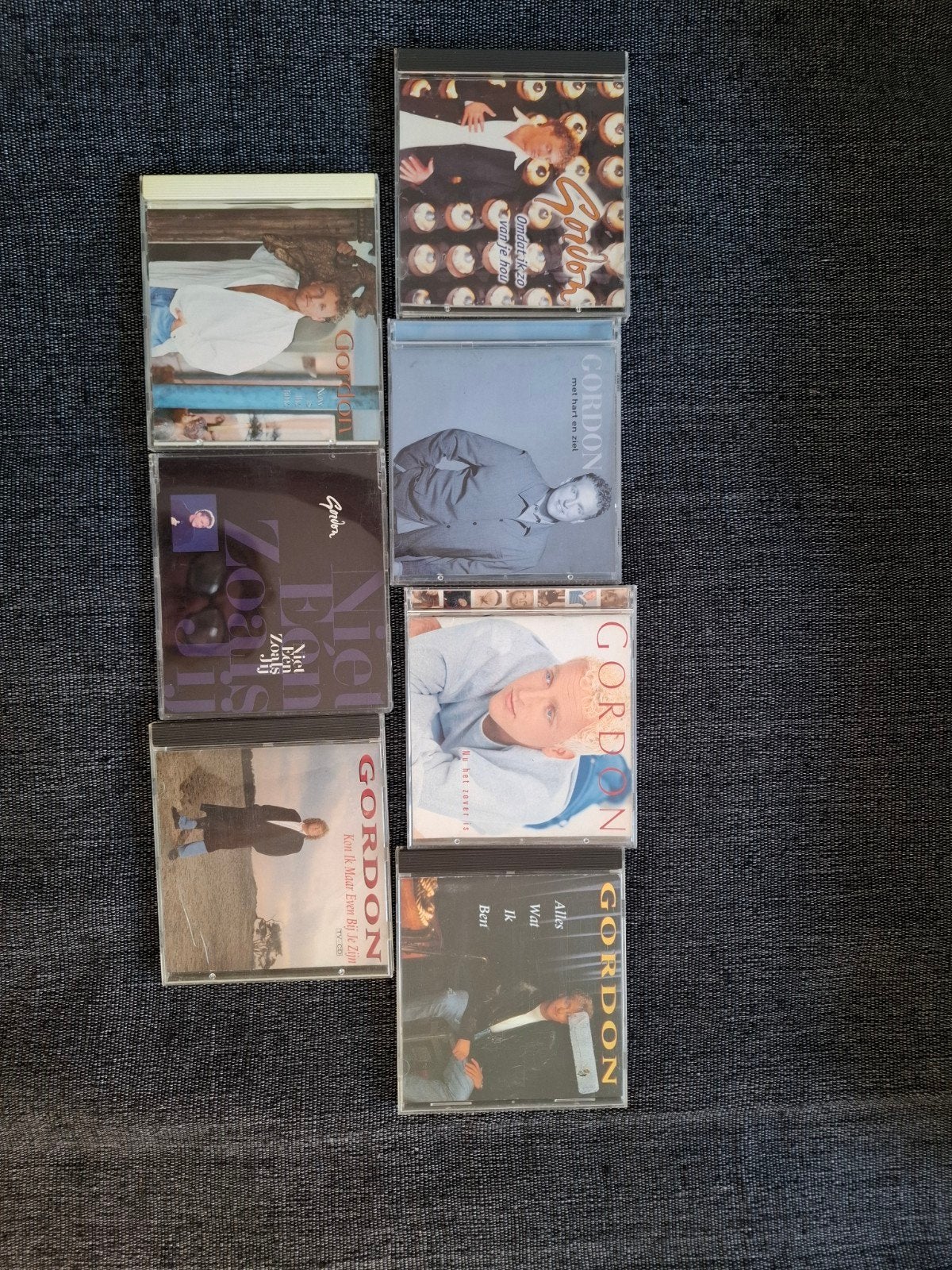 6 CD'S en 1 single Gordon!, Cd's en Dvd's, Ophalen of Verzenden, Zo goed als nieuw, Levenslied of Smartlap