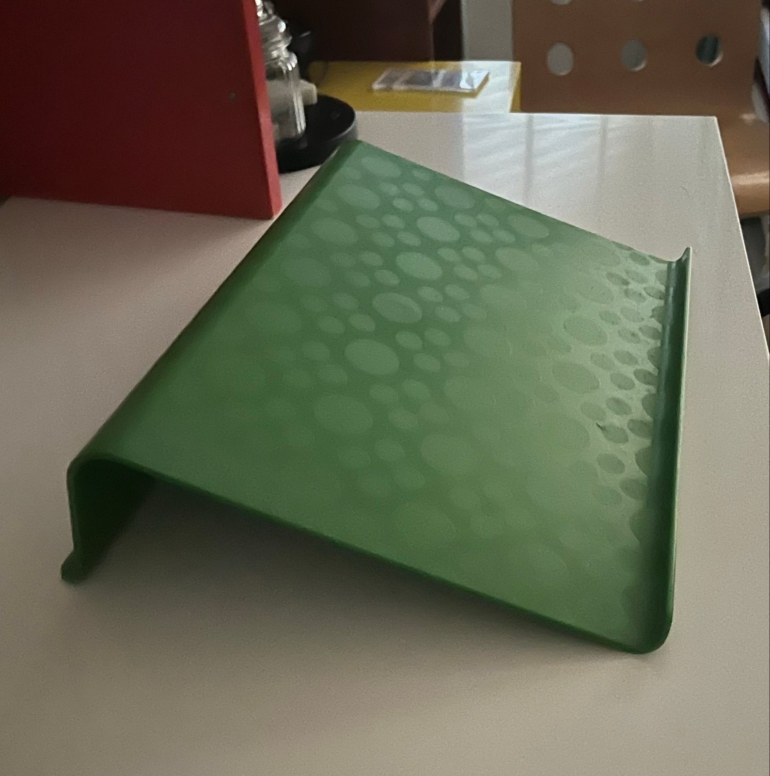 Groene laptopstandaard / tablet houder, Ophalen, Zo goed als nieuw