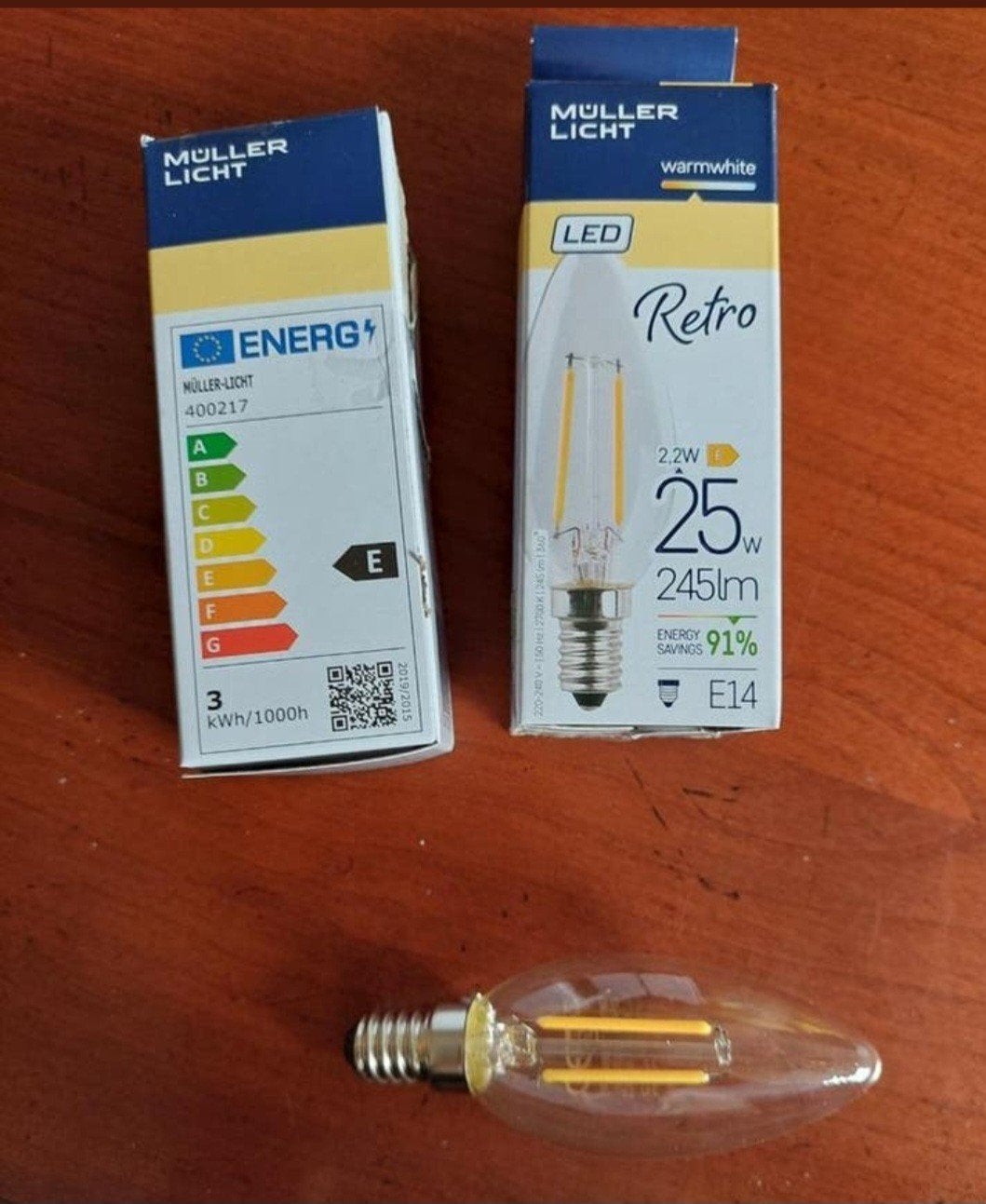 16 kaars lampjes 2,2 LED   NIEUW, Ophalen, Nieuw, E27 (groot), Led-lamp