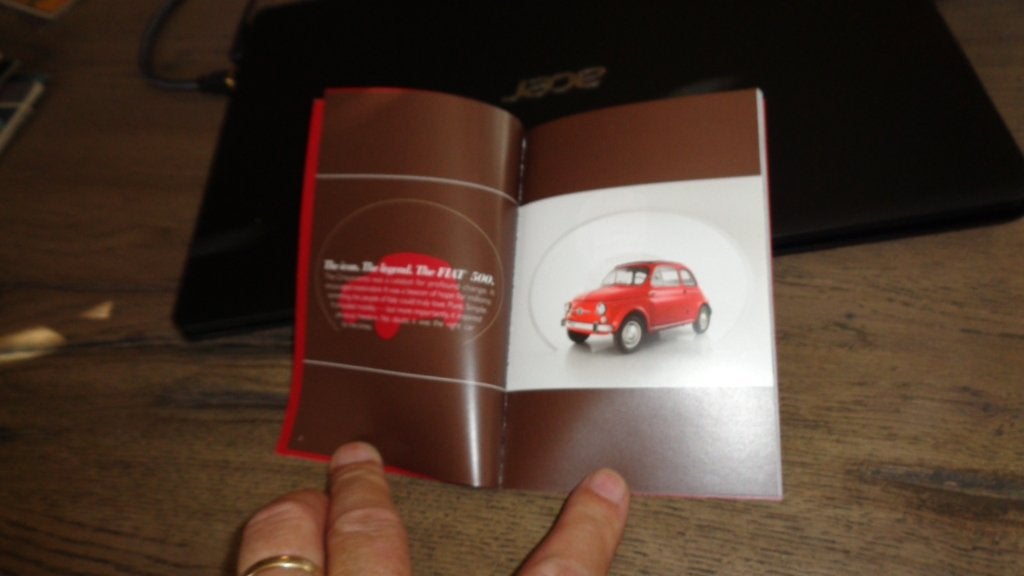 ZELDZAME USA Folder  FIAT 500   ,   2011, Verzenden, Zo goed als nieuw, Overige merken