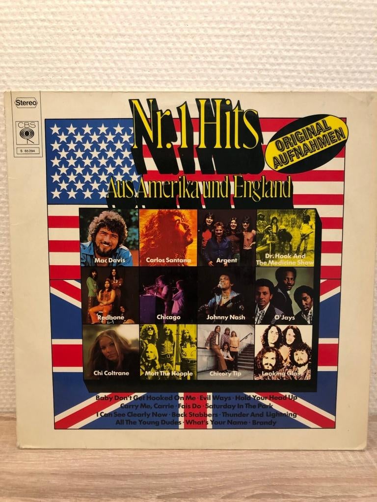 Nr. 1 hits aus Amerika und England 1972 rock sampler, Ophalen of Verzenden, Zo goed als nieuw, 12 inch, Rock en Metal