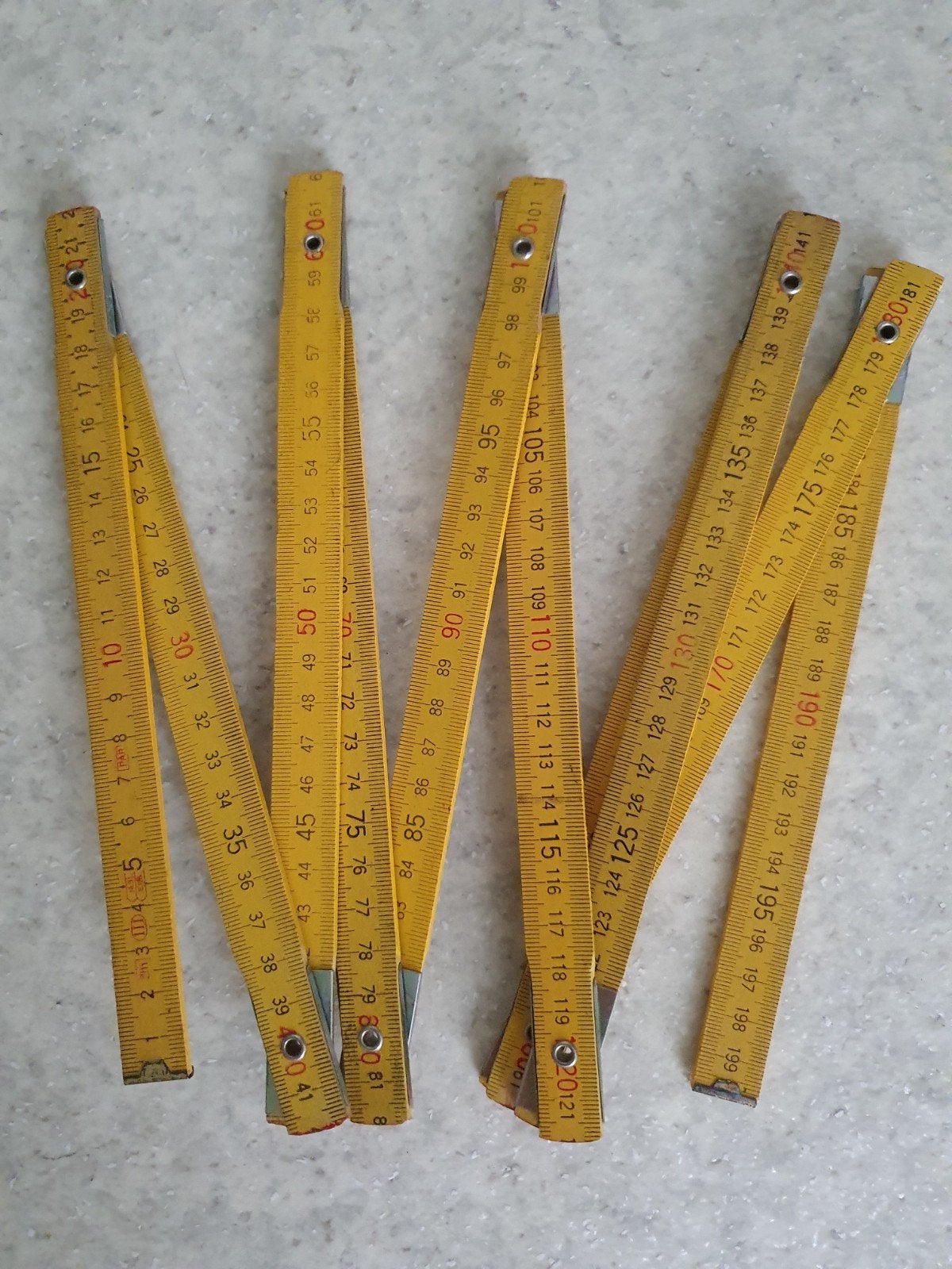 Nostalgische duimstok 2 meter, Ophalen of Verzenden