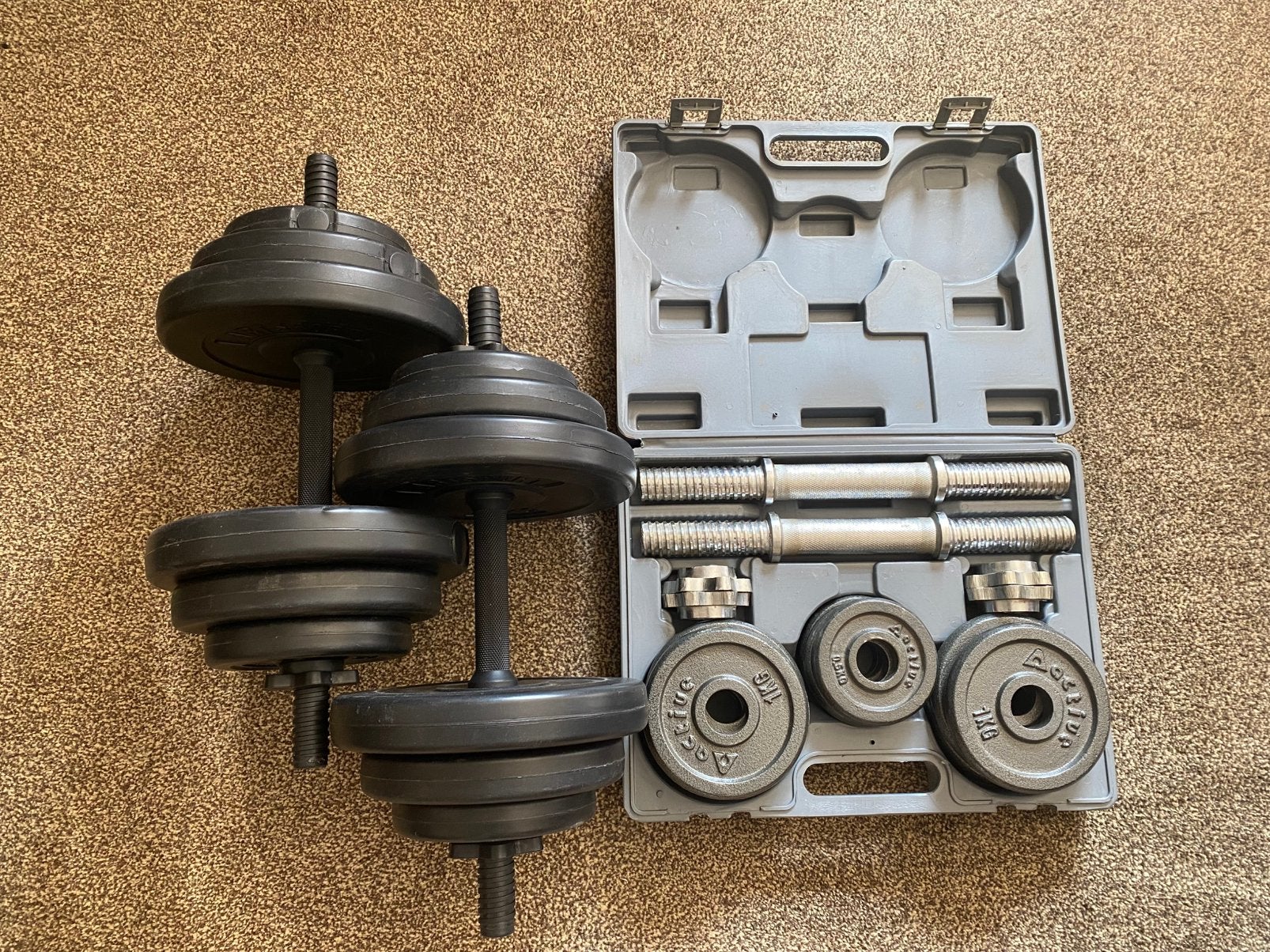 Dumbells, Ophalen of Verzenden, Zo goed als nieuw