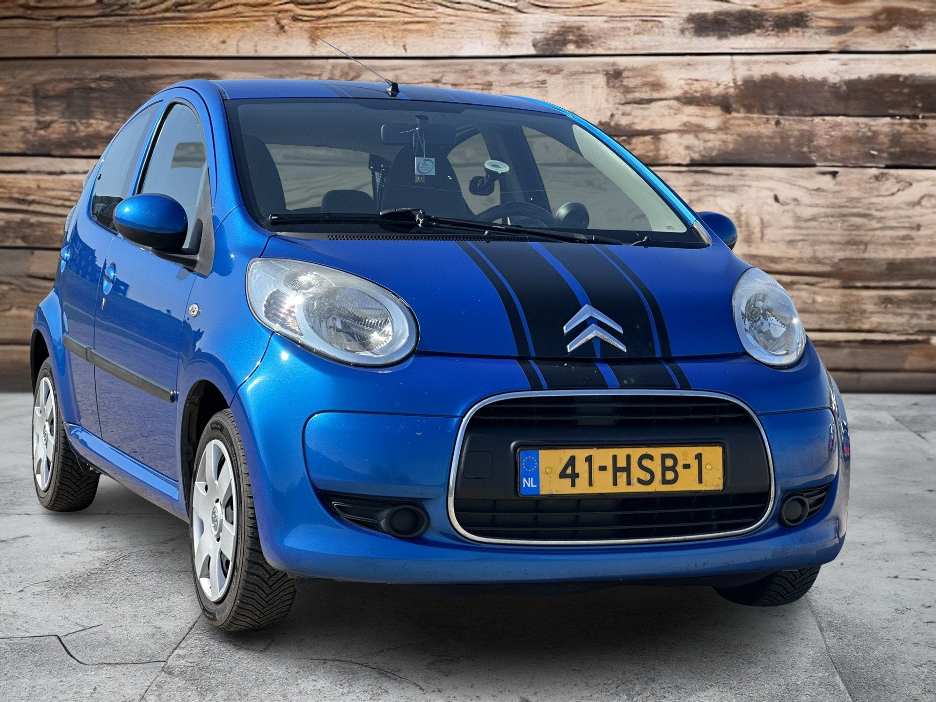 Citroën C1 1.0-12V Ambiance | 5 drs. (bj 2009), Stof, Gebruikt, C1, 68 pk