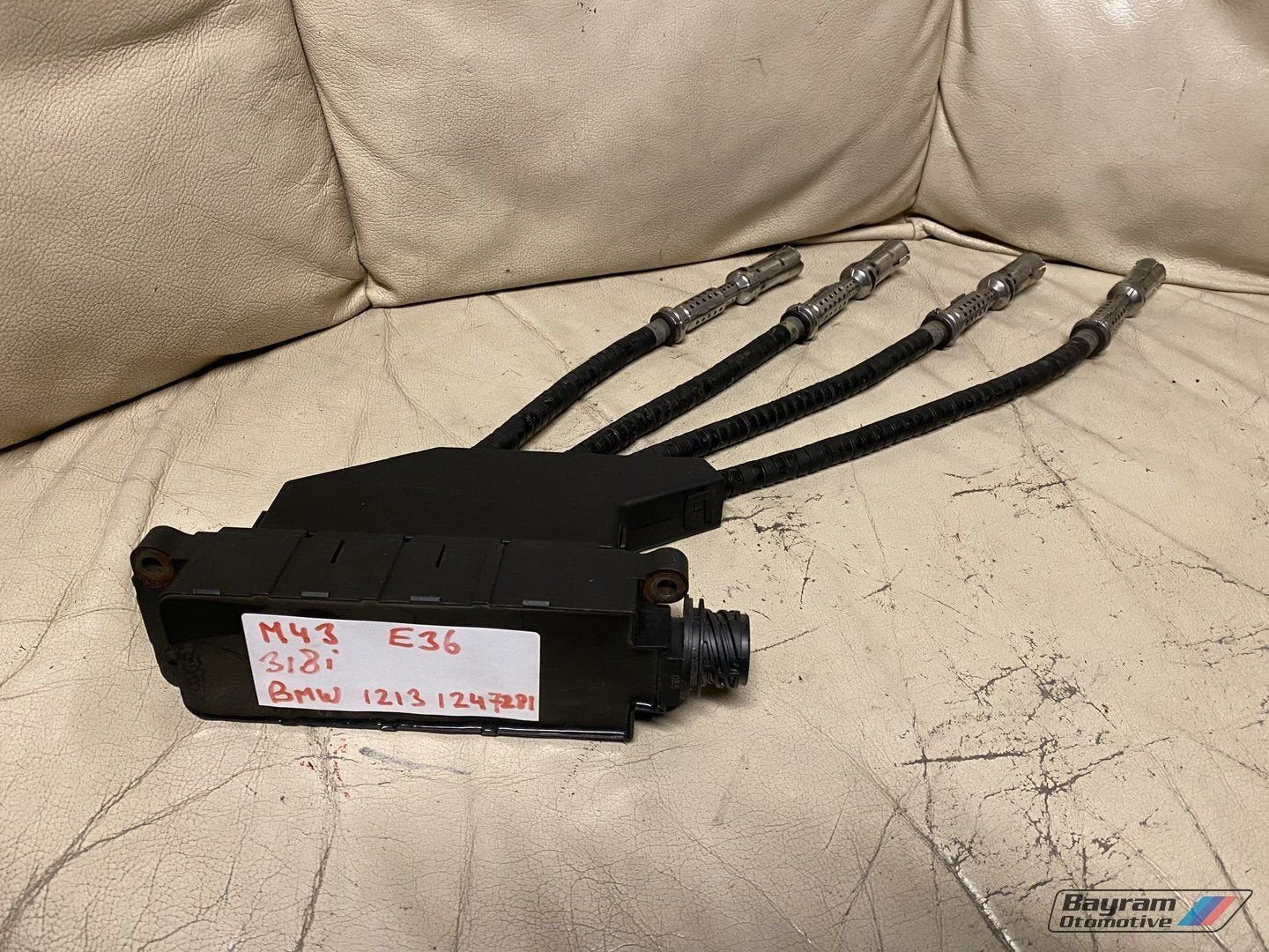 Bmw E36 bobineblok bobines M43 318i 1247281 E34 E46 3-serie, Auto-onderdelen, Motor en Toebehoren, -, -, -