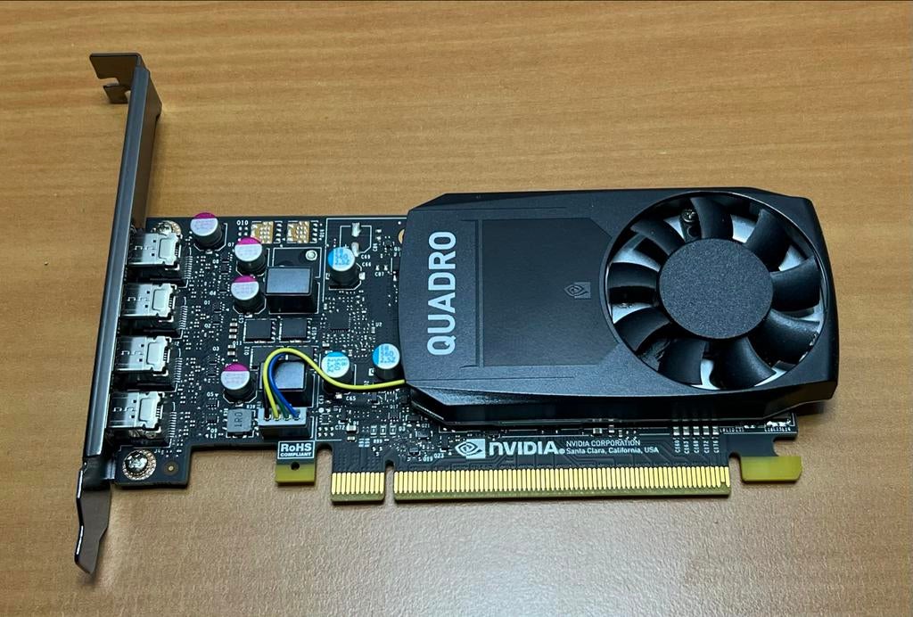 Nvidia Quadro P600 - Professionele Grafische Kaart, PCI-Express 3, Gebruikt, DisplayPort, Ophalen of Verzenden