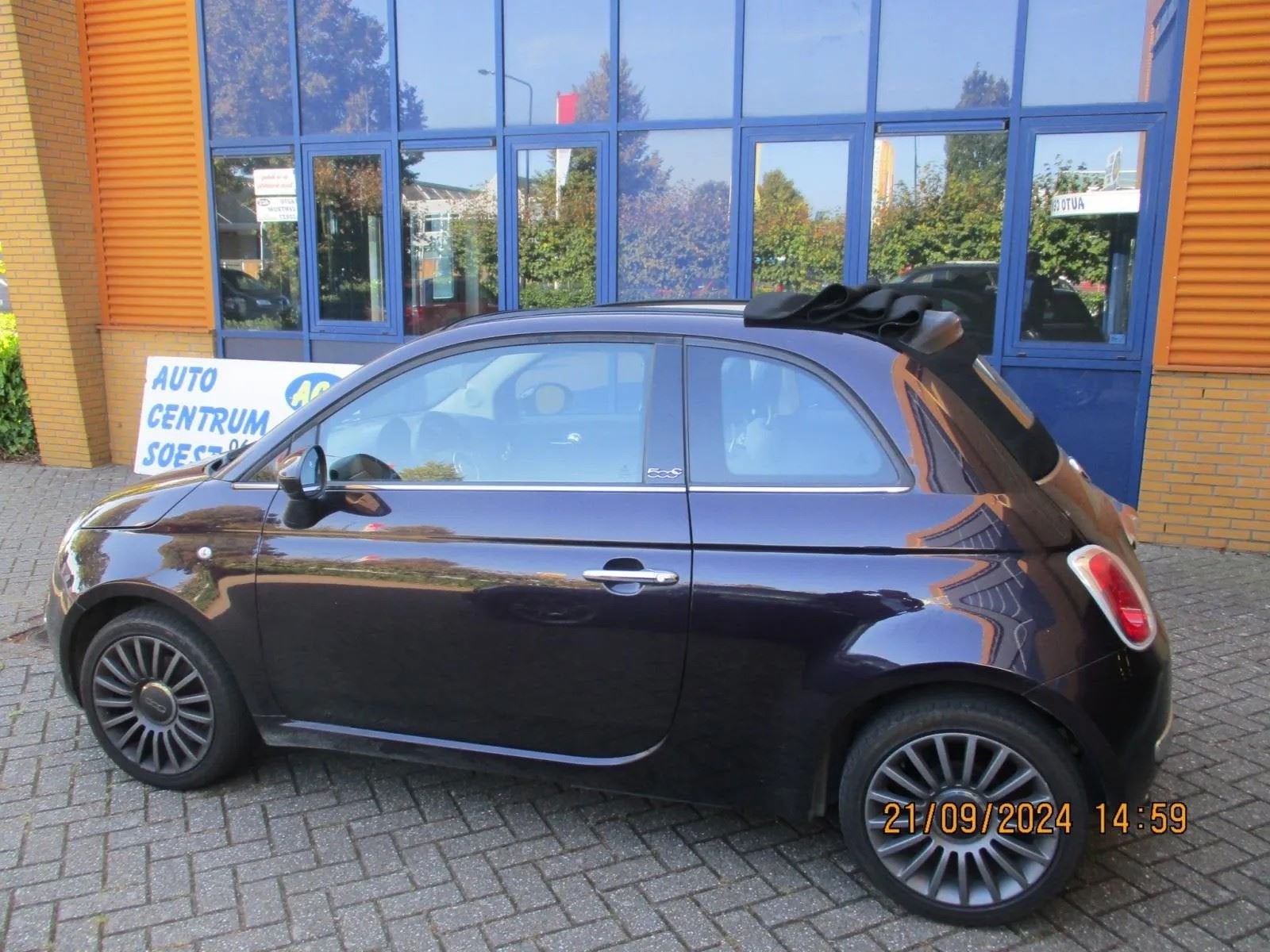Fiat 500 0.9 TwinAir Lounge Cabrio Cabrio Twin Air Lounge, 945 kg, Euro 5, Gebruikt, Cabriolet