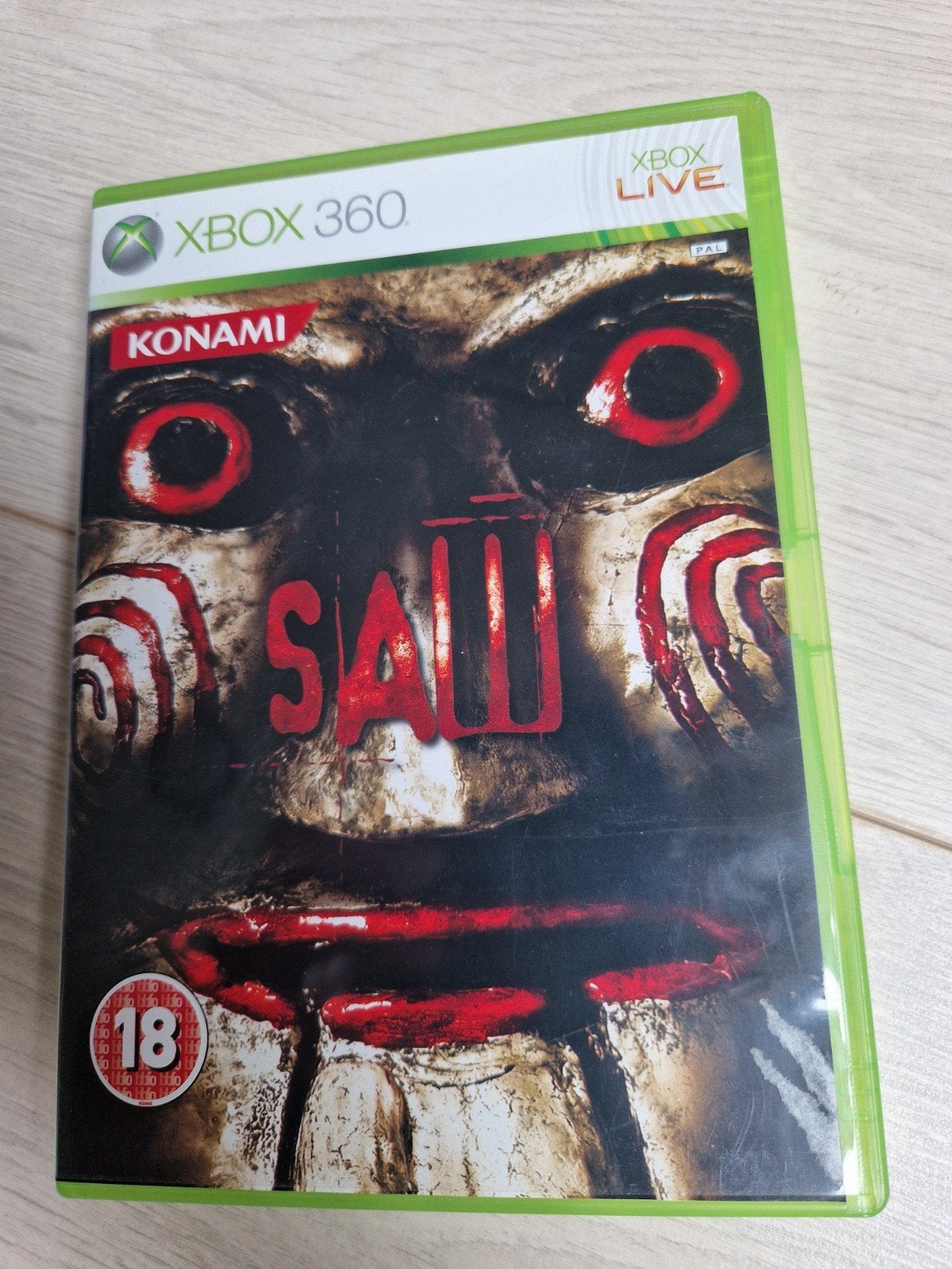 18+ saw jigsaw the videogame xbox 360 spel game spiral, Ophalen of Verzenden