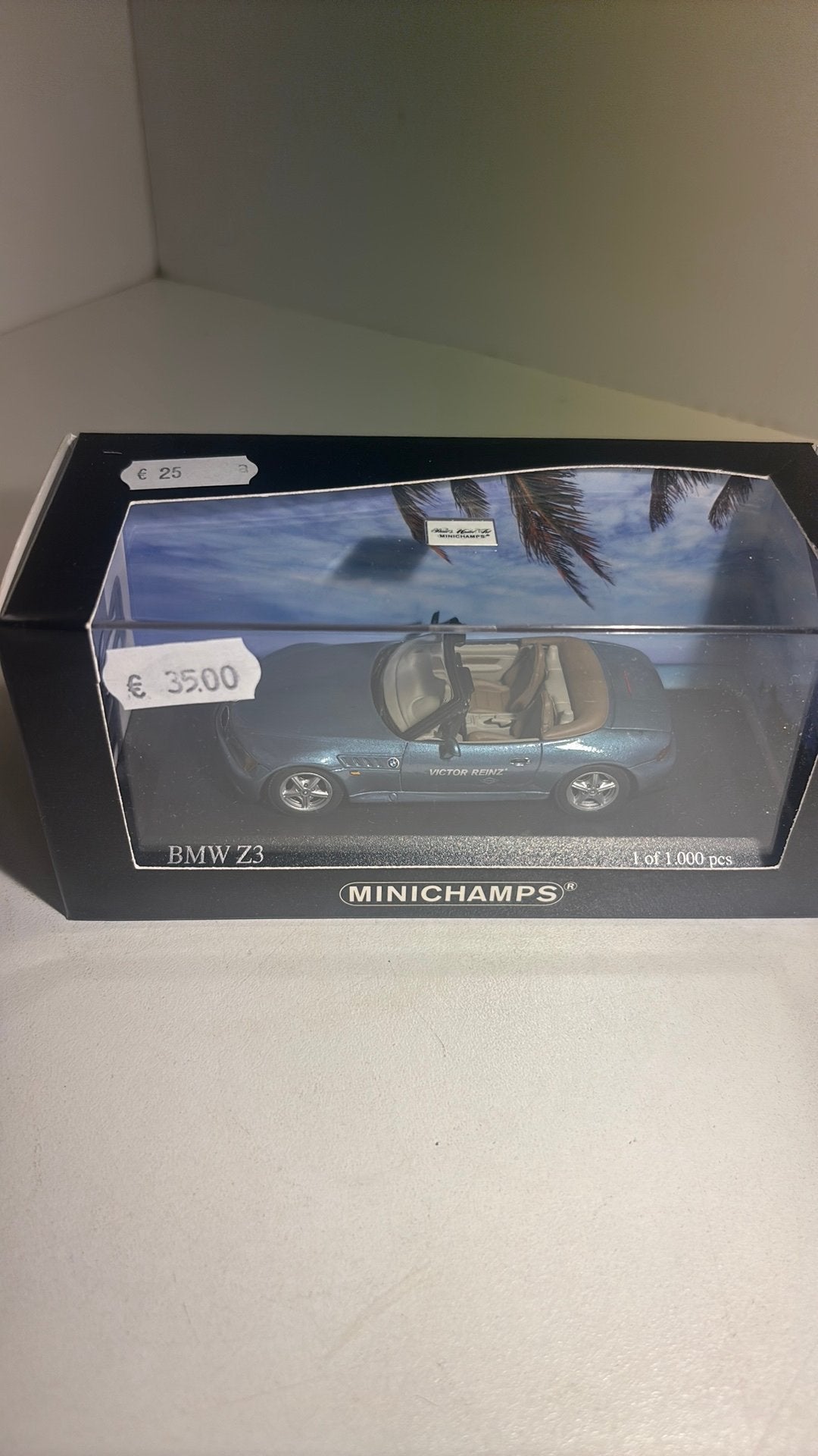 Bmw z3 minichamps 1.43, Hobby en Vrije tijd, Auto, Ophalen of Verzenden, MiniChamps, A