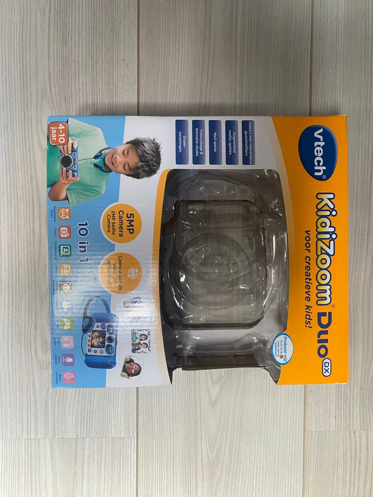Vtech Kidizoom Duo DX camera in doos - goede staat, Kinderen en Baby's, Speelgoed | Vtech, Ophalen, Zo goed als nieuw, 4 tot 6 jaar