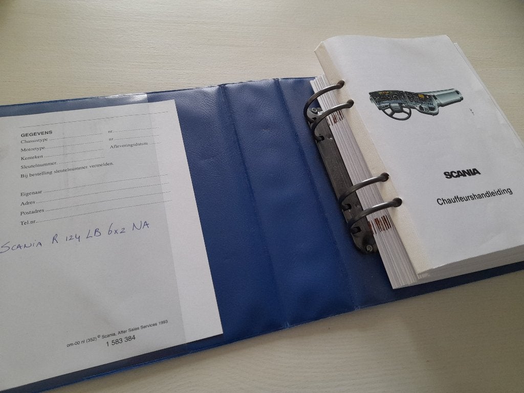 Scania bestuurdershandleiding, Ophalen of Verzenden