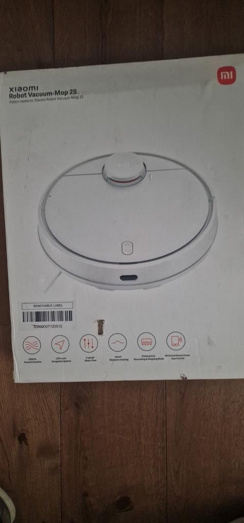 Xiaomi Robot Vacuum-Mop 2S - Nieuw in doos, Ophalen of Verzenden, Nieuw, Reservoir, Robotstofzuiger