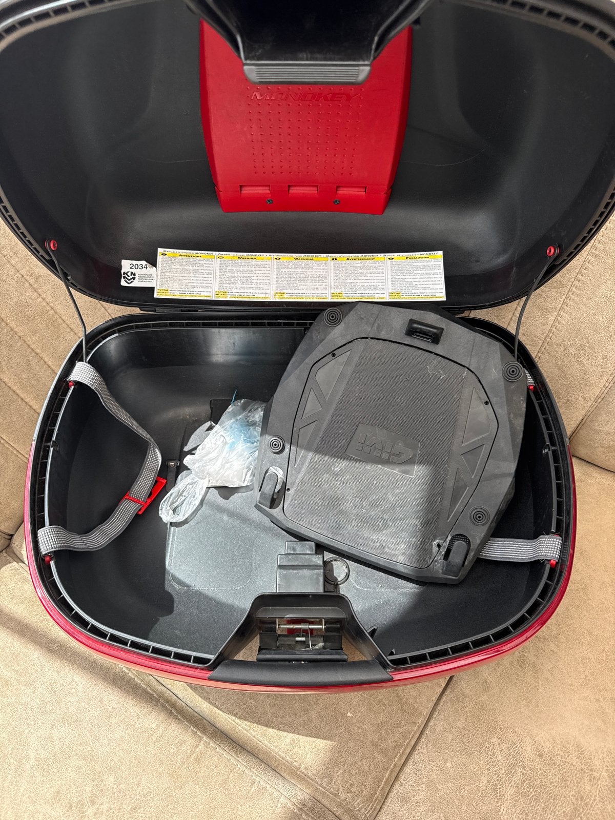 GIVI Motor Koffer - Topkoffer voor Motorfiets, Ophalen of Verzenden, Gebruikt