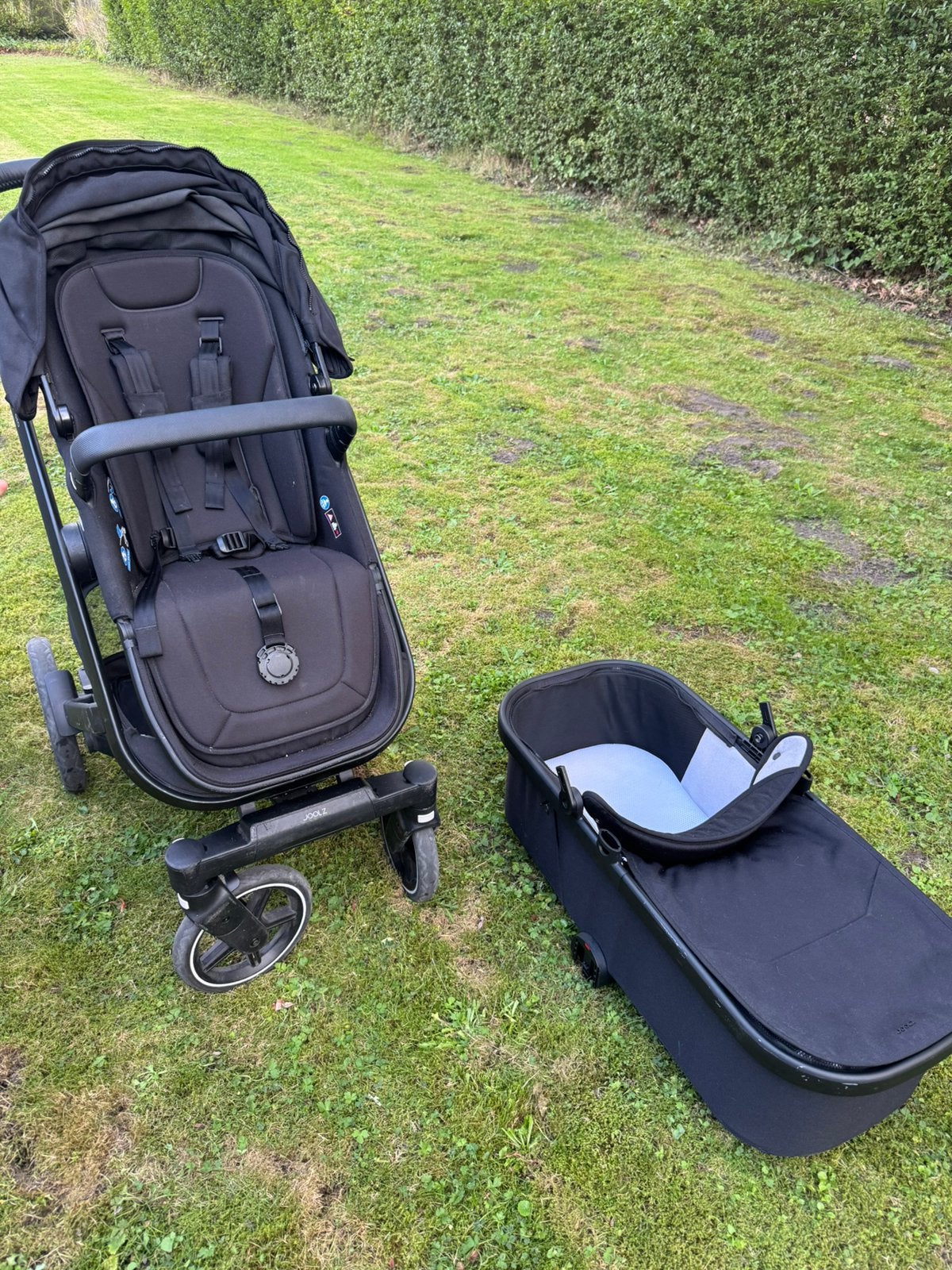 Joolz Geo3 compleet – Space Black + veel accessoires, Ophalen, Gebruikt, Kinderwagen, Overige merken