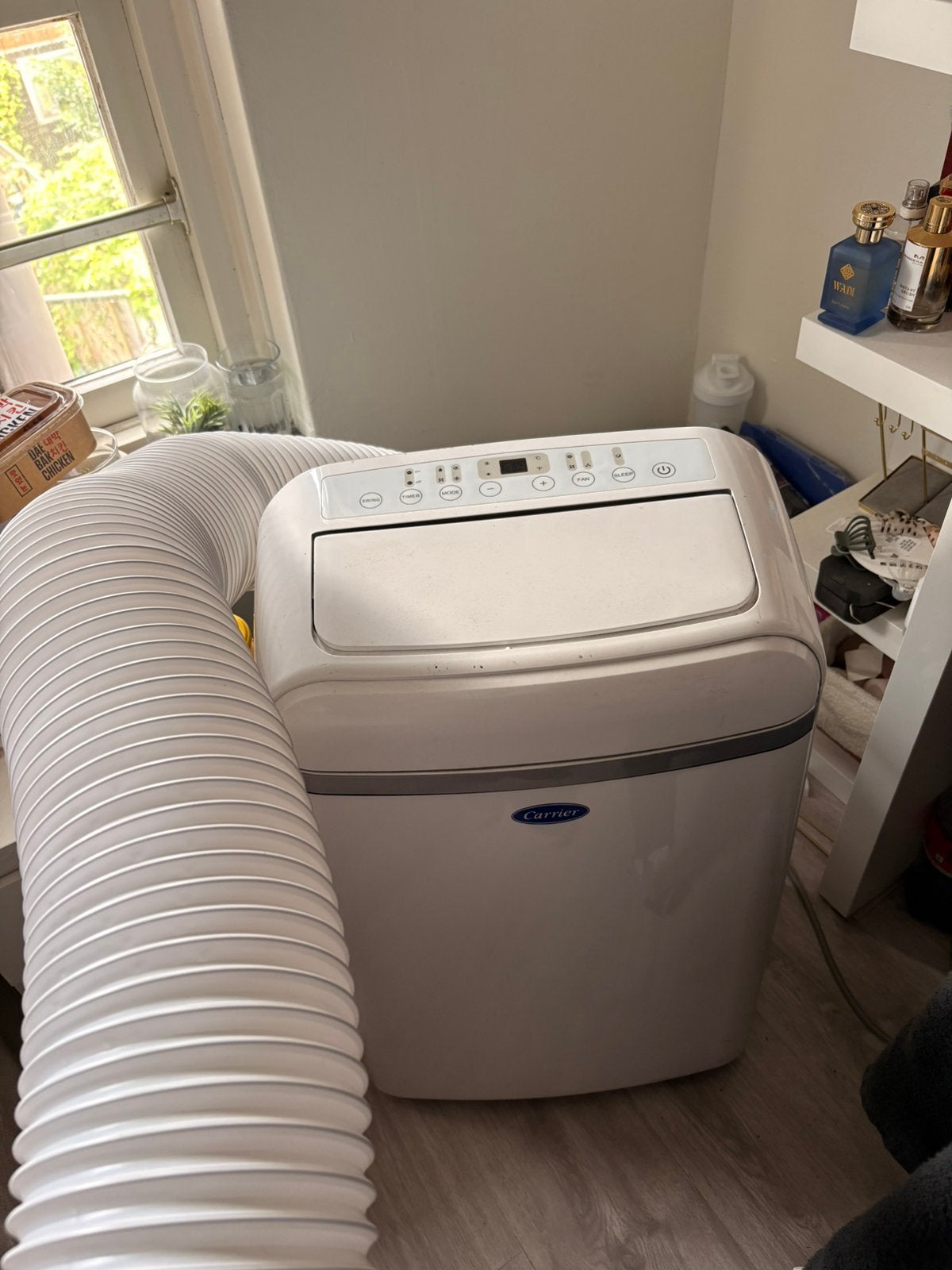 Carrier mobiele airco 51QPD012N7S – 12.000 BTU –, Timer, Minder dan 60 m³, 3 snelheden of meer, Ophalen of Verzenden