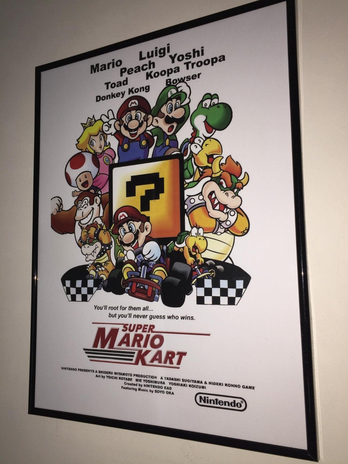 Super mariokart, Ophalen of Verzenden, Zo goed als nieuw, A1 t/m A3, Film en Tv