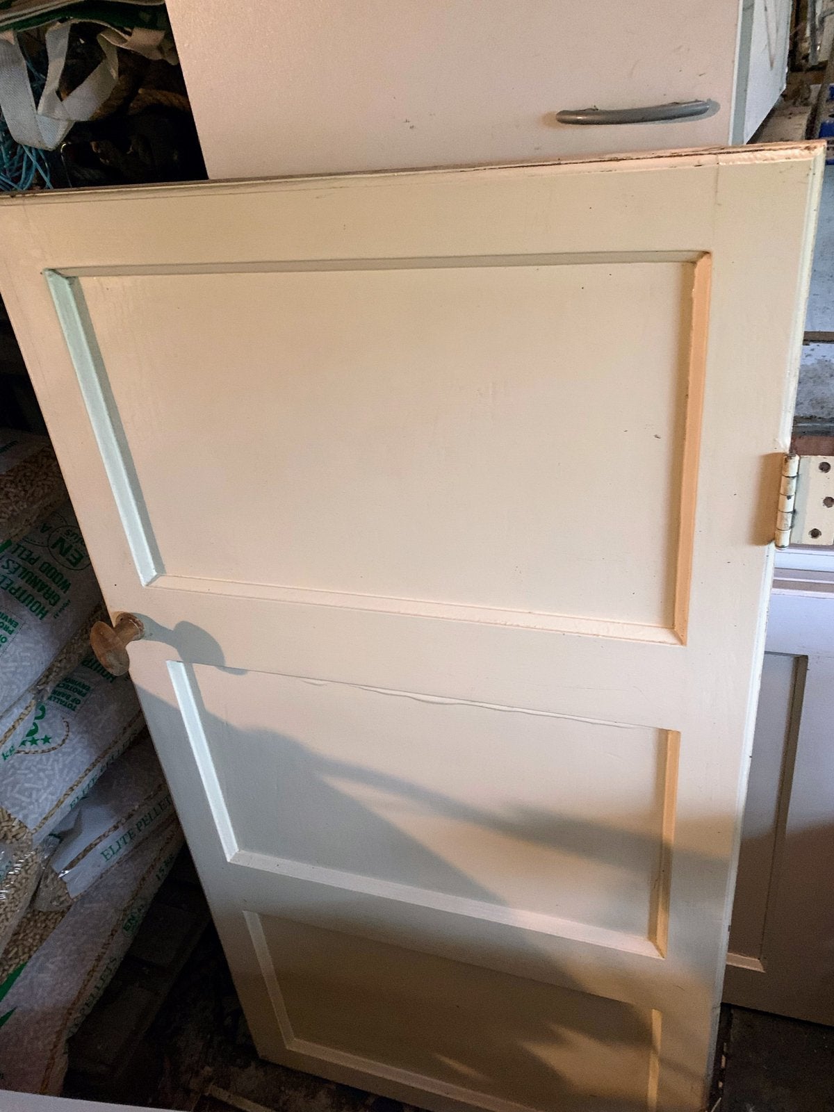 Deuren en rails voor onder schuin dak/wand, Ophalen, Binnendeur, Minder dan 200 cm, Zo goed als nieuw