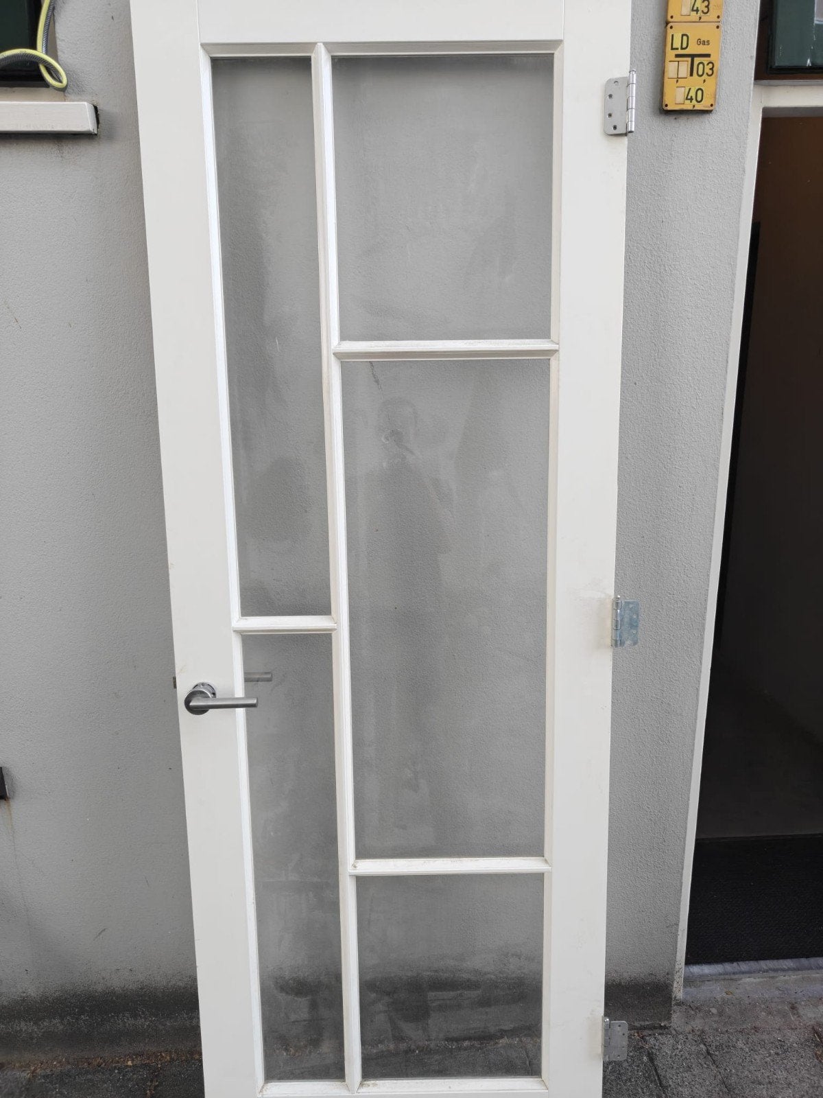 Glazen stompen binnendeur, Doe-het-zelf en Verbouw, Deuren en Horren, Ophalen, Binnendeur, 215 cm of meer