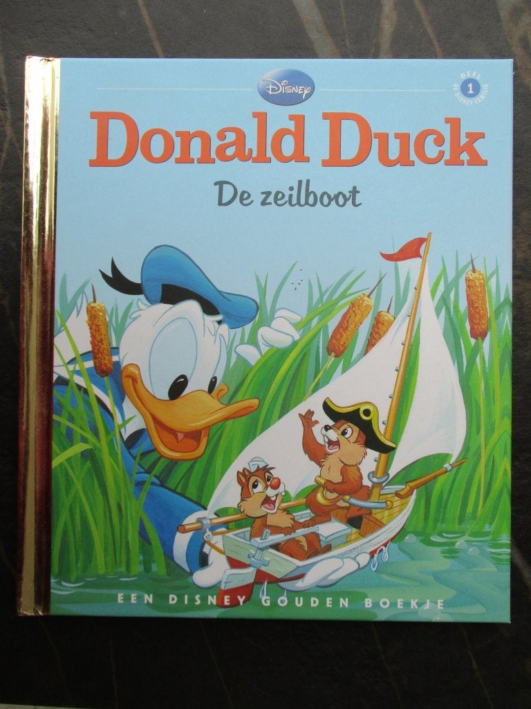 Donald Duck De Zeilboot - Een Disney Gouden boekje deel 1, Ophalen of Verzenden, Zo goed als nieuw, Rubinstein, Fictie algemeen