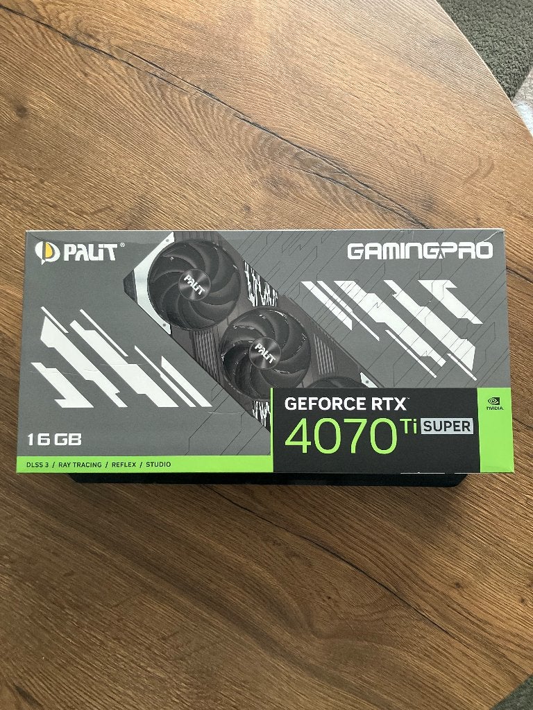 NVIDIA RTX 4070 Ti SUPER Palit GamingPro 16GB videokaart, Computers en Software, Videokaarten, GDDR6, PCI-Express 4, Ophalen of Verzenden