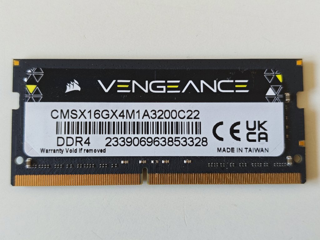 Corsair Vengeance LPX CMSX16GX4M1A3200C22 16Gb DDR4, DDR4, Ophalen of Verzenden, Zo goed als nieuw, Laptop