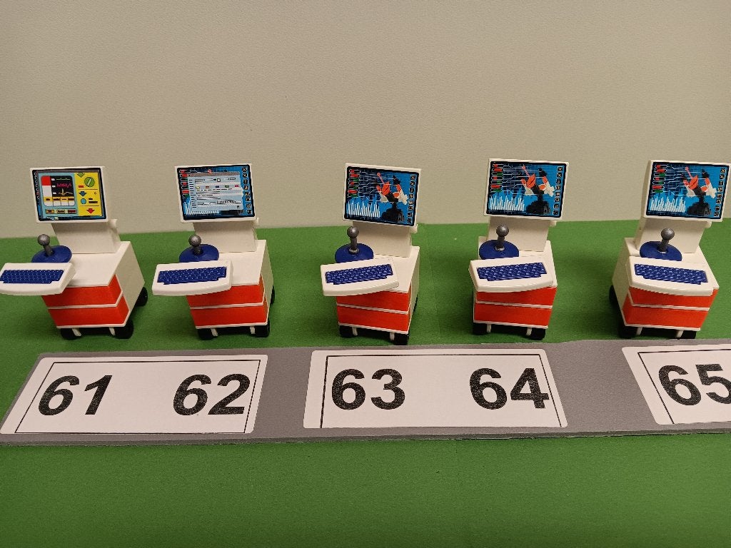 Playmobil Onderdelen, Poppetjes  Computer apparaat, Verzenden, Gebruikt, Losse onderdelen