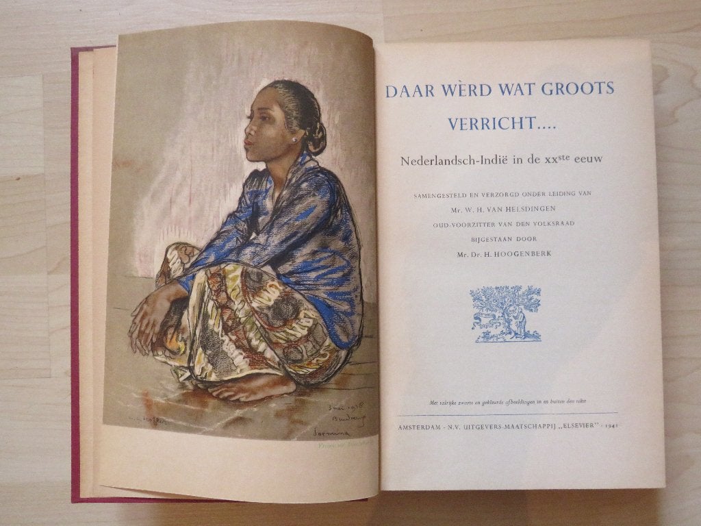 Daar werd wat groots verricht 1941. ( Ned. Indië ), Antiek en Kunst, Ophalen of Verzenden